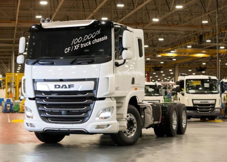 Leyland Trucks направи 100-хилядния камион DAF CF/XF