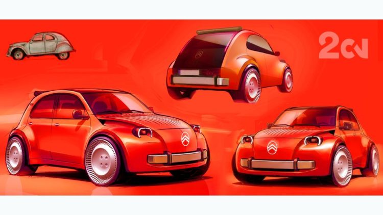 2CV от илюстрация до концептуална реалност