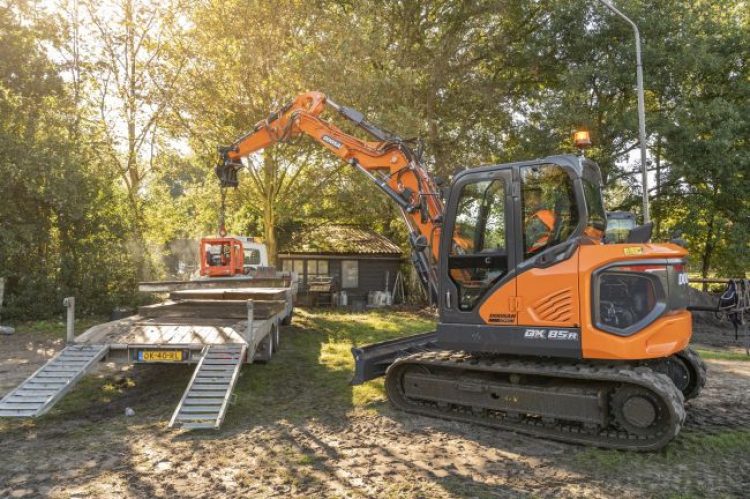 Doosan (DEVELON) пусна на пазара нов 8-тонен мини багер