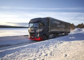 MAN eTruck се справи с полярната зима