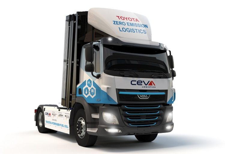 SEVA Logistics и Toyota тестват камион с водородни горивни клетки