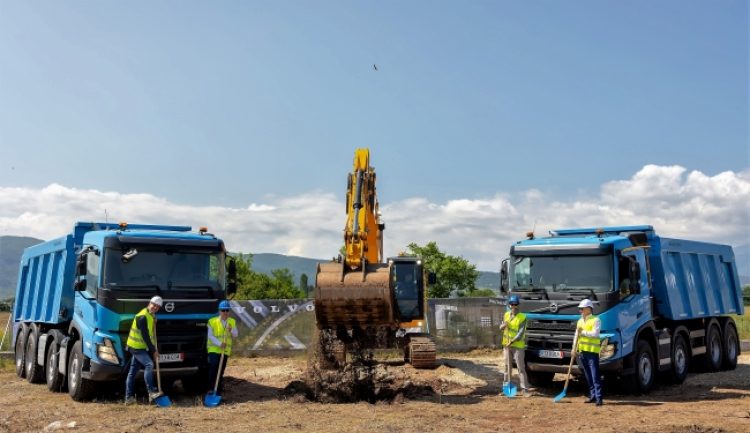 Започна строителството на втори сервизен център на Volvo Trucks в София