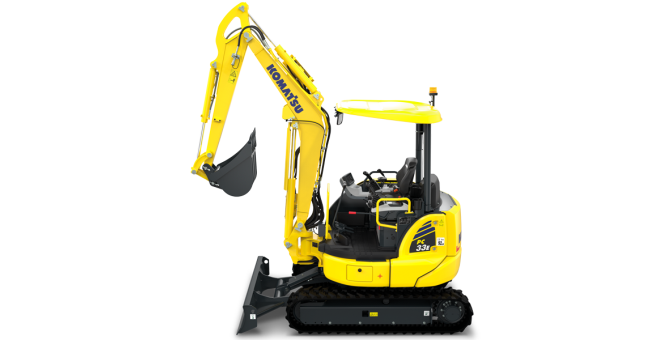 Komatsu представи нов електрически минибагер