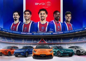 BYD Group стана официален автомобилен партньор на Пари Сен Жермен