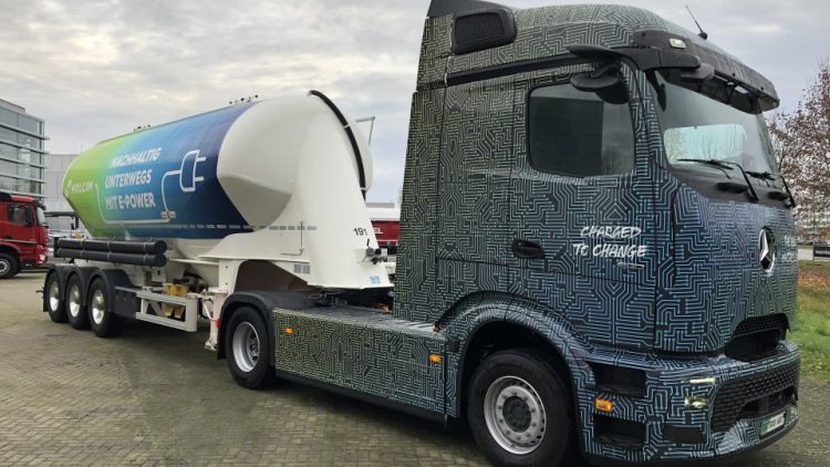 Holcim поръча 1000 електрически Mercedes-Benz eActros 600