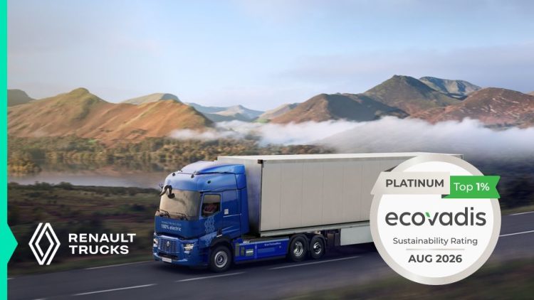 Renault Trucks получи платинен медал от EcoVadis